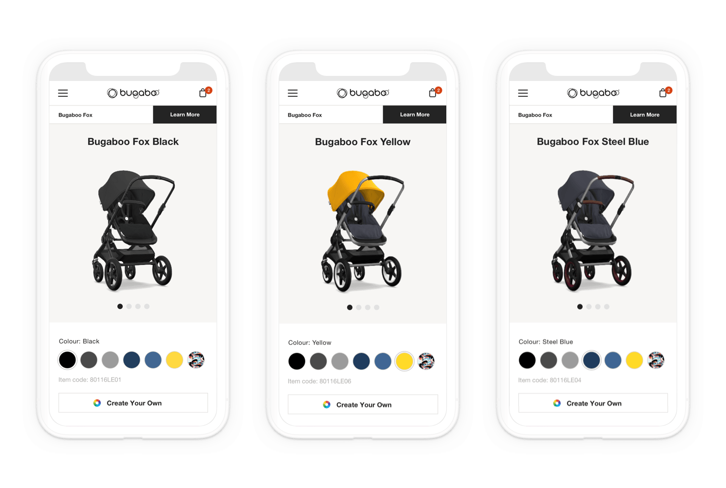 bugaboo completes