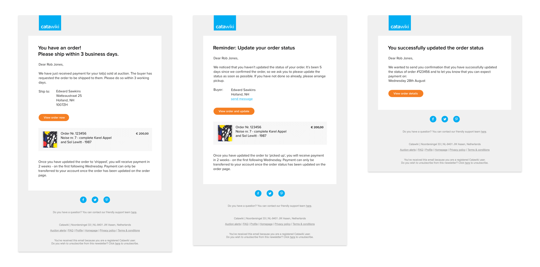 seller email notifications