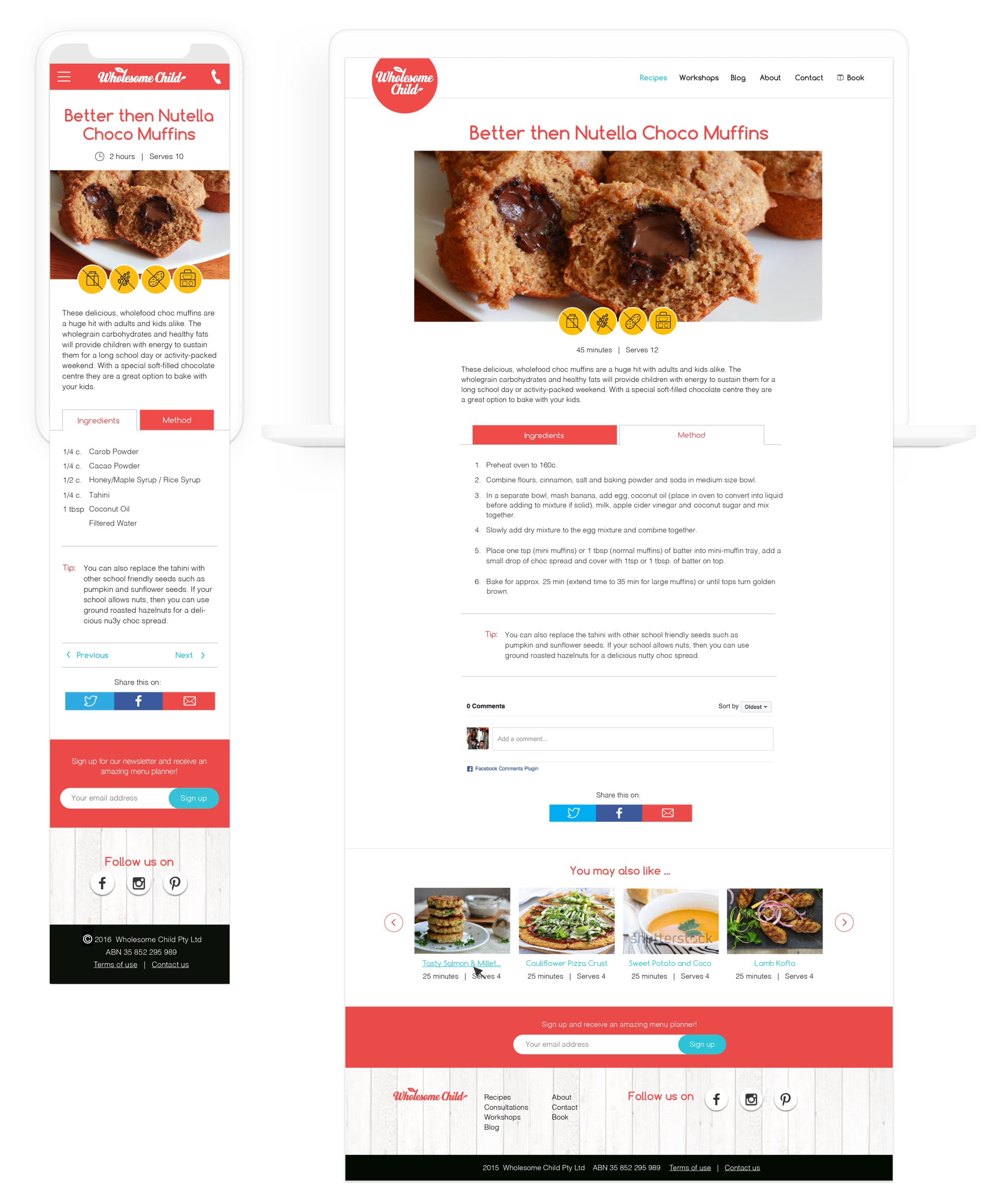 wc recipe design